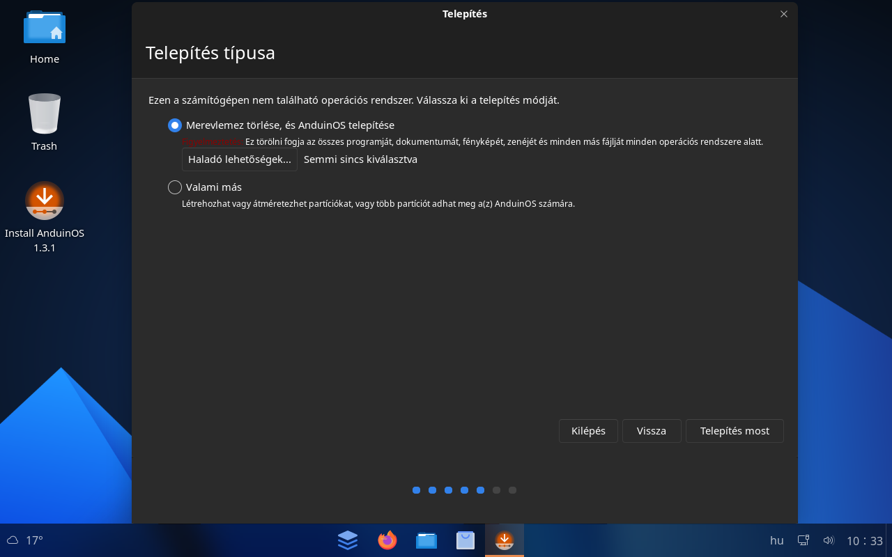Telepítő