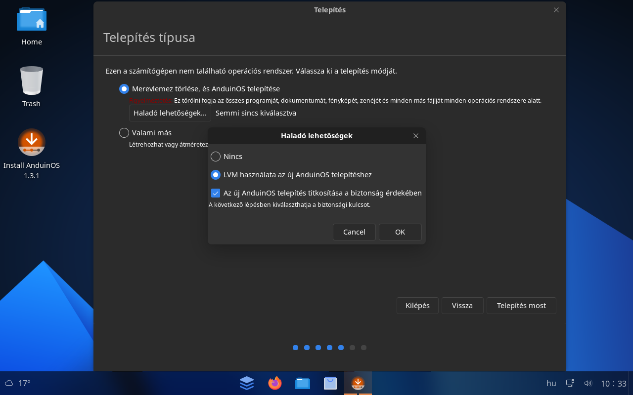 Telepítő
