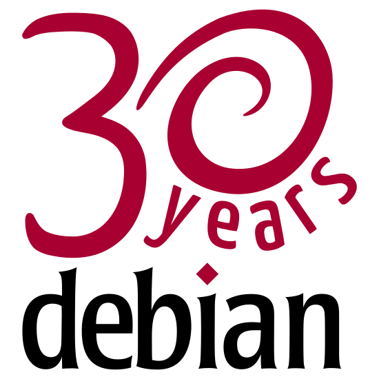 Debian 30. születésnap illusztráció