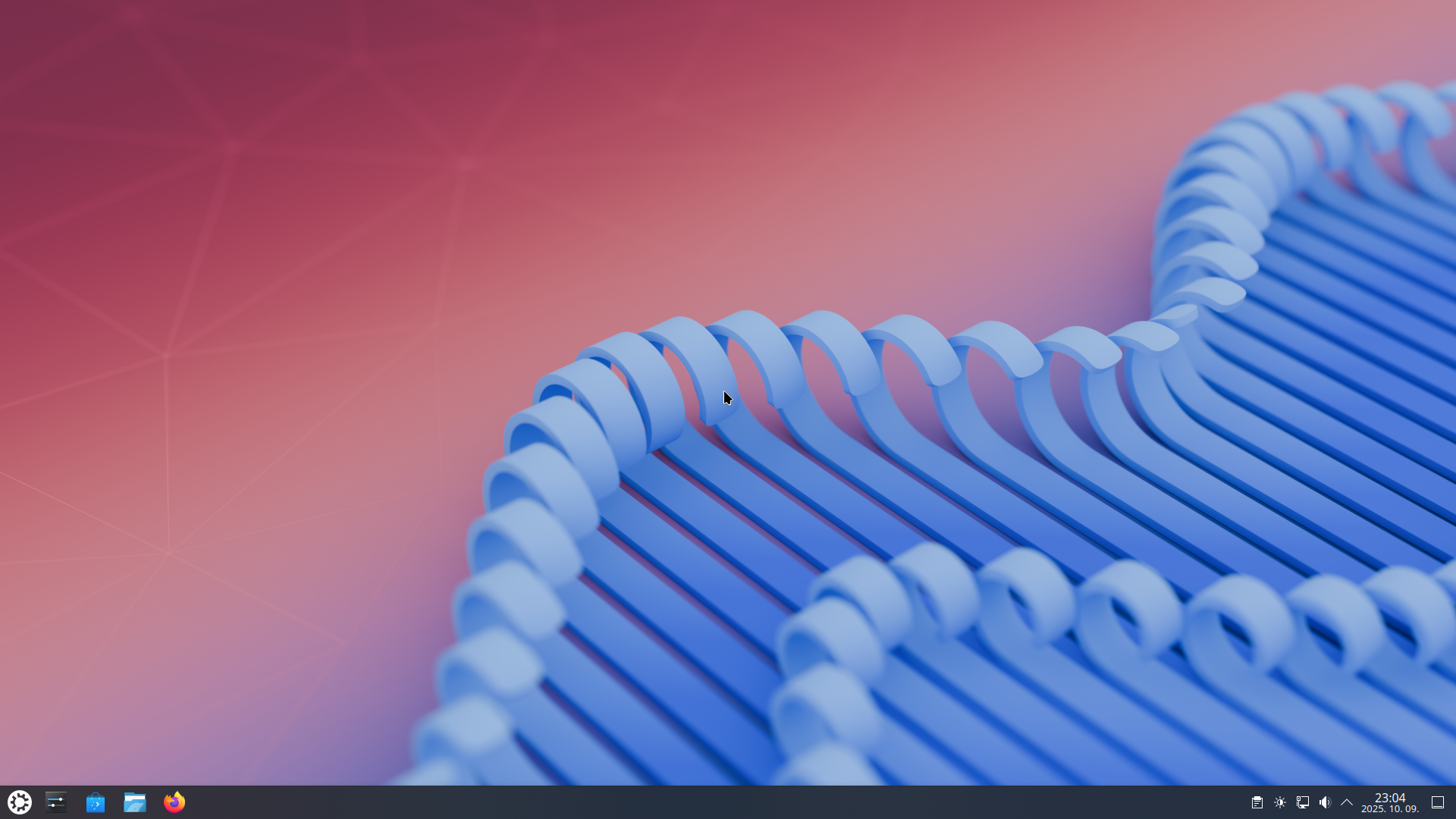 Kubuntu 25.10 asztal