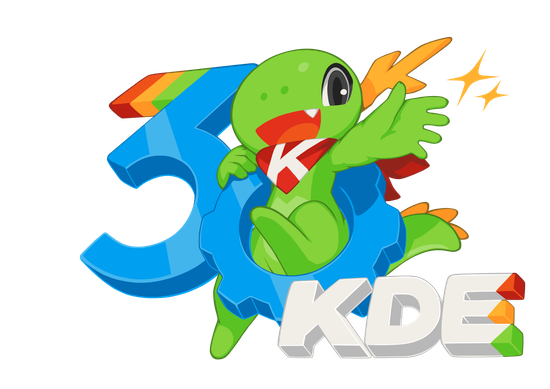 Konqi 30 logó